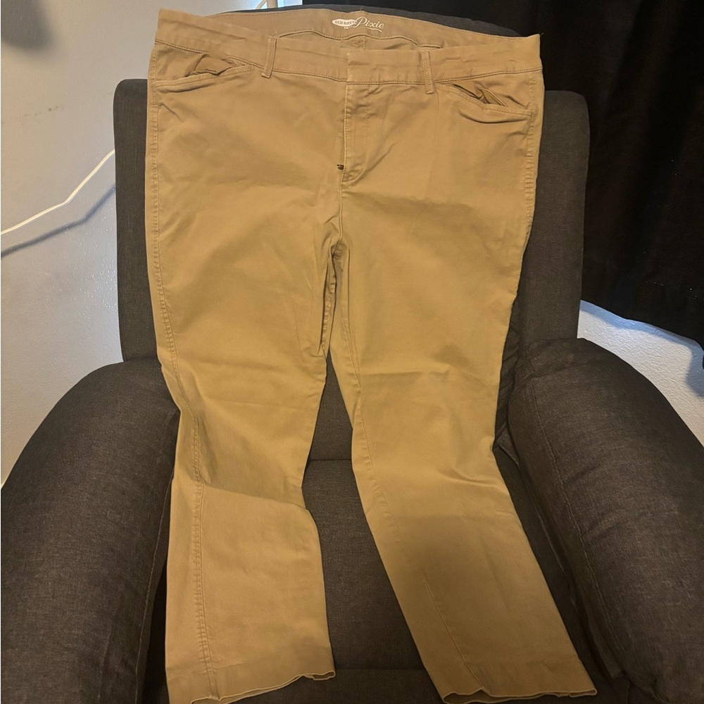 Tan Pixie Pants